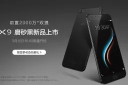 Vivo X9 Matte Black variant available in the Chinese market