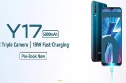 vivo Y17 with a 5000 mAh battery released in India