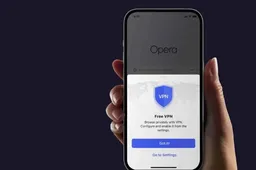 Here's a free VPN service on iOS: Thanks to Opera!