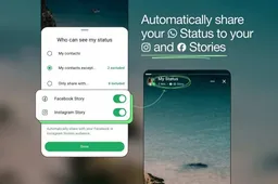 WhatsApp introduces status cross-posting with Meta Accounts Center