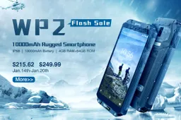 10000mAh Rugged Phone OUKITEL WP2 in Winter Sale at just $215.62