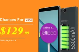 Bluboo X550 battery monster available for $129.99 for a limited time