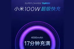 Xiaomi 100W fast charge is ready: 4,000 mAh in 17 minutes