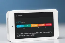 Xiaomi Mi home air detector hit the shelves for 399 Yuan ($58)
