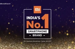 India: Xiaomi Ships 9.2million Smartphone Units In Q3 2017 - Now No. 1 Smartphone Brand In India