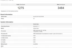 Xiaomi Libra stops by Geekbench, features hexa-core Snapdragon 808