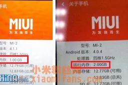 Xiaomi M2 Spotted With 2GB RAM!