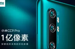 Mi CC9 Pro live images show front and rear design