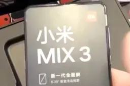 New video and image of Xiaomi Mi MIX 3 appear online