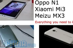 Xiaomi MI3, Meizu MX3 and Oppo N1! Flagship battle begins September, details here!