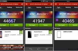 Benchmarks war! Xiaomi Mi4 vs Huawei Honor 6 vs OnePlus One