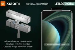 Xiaomi patents a smartphone with a pop-up camera and rotating mirror
