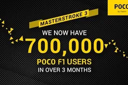 Xiaomi Pocophone F1 sells over 700,000 units in 3 months
