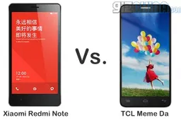 Xiaomi Redmi Note Vs TCL Meme Da
