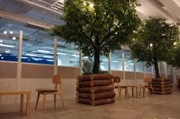 Xiaomi’s new offices have a cafe, customer center, slide and wooden houses!