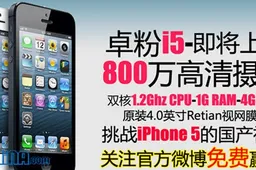 ZoPhone iPhone 5 Clone boasts dual-core CPU and Google Maps!