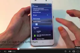 Zopo C2 MT6589T International Model Hands-on video