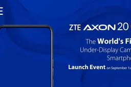 ZTE Axon 20 5G - Ni Fei shares a render revealing the display