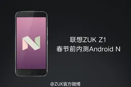 Lenovo announces Nougat update for ZUK Z1 and Z2 Pro