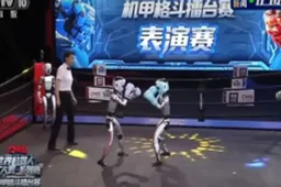 World's First Humanoid Robot Boxing Competition Held in China