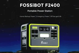 Meet the FOSSiBOT F2400 Portable Power Station –  Never be afraid of Blackout Again