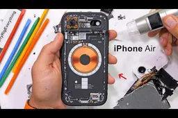 iPhone Air Teardown Reveals a Thoughtful, Layer-by-Layer Design
