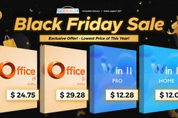 Last 72 Hours for Black Friday Deals! Office 2021 Pro Available at $29.28! Pay Once and Use for Life!