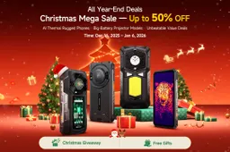 Final Call: Ulefone’s Holiday Sale Ends Soon as New Year Giveaway Kicks Off
