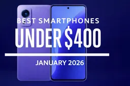 Best Smartphones Under $400 – January 2026