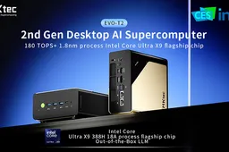GMKtec EVO-T2 Arrives at CES 2026: When 18A Meets 180 TOPS, the Mini PC Category Grows Up