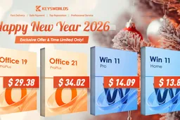 Save 90% When Upgrading to Office 2021 Pro for $34! WinOS Keys Also Enjoy Crazy Low Prices! Start Your New Year Right with Keysworlds