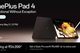 OnePlus Pad 4 Launches Today in India — 13,380mAh Battery and Snapdragon 8 Elite Gen 5