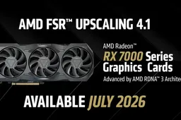 AMD Confirms FSR 4.1 Support for Radeon RX 7000 in July, RX 6000 GPUs Get it in 2027