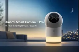 Xiaomi Launches a 4K Indoor Camera With Full-Color Night Vision and AI