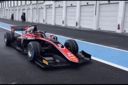 Video: Eerste beelden van de nieuwe Formule 2 wagens in actie