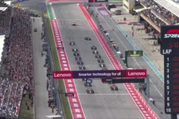 Verstappen ziet Leclerc aandringen, maar behoudt leiding bij start