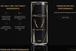 Rich Energy past eindelijk logo aan