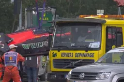 Wederom harde crash op Spa: Laaksonen oké na doorschieter in Blanchimont