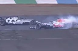 Verstappen et Gasly en feu pour les remerciement de Honda Racing.
