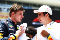 Verstappen explains why he welcomes a new contract for Perez