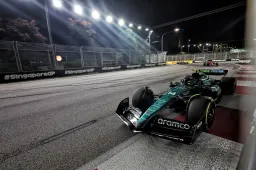 Alonso hace sus propios milagros en Aston Martin, tras P8 en Singapur
