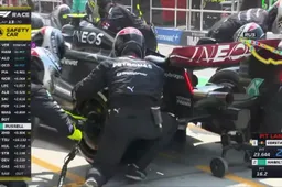 Mercedes maakt het alleen nog maar erger: unsafe release voor Hamilton
