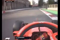 WATCH: The moment Raikkonen threw away pole!