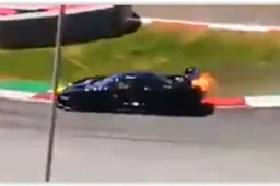 Hete bedoelingen: McLaren Senna met Berger erin vat vlam bij GP Oostenrijk!