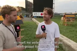 Vettel lacht om appcontact met Verstappen: 'Het was zo leuk om te zien'