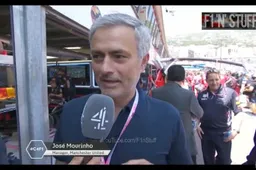 Video: Jose Mourinho op de Paddock in Monaco