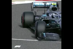 BEKIJK wat een band al niet te verduren krijgt op het circuit van Bahrein
