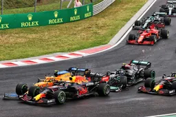 Bottas ramt Norris, Verstappen en Perez in Hongarije 2021