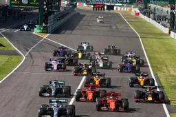 Leclerc tikt Verstappen in de rondte in de eerste bocht