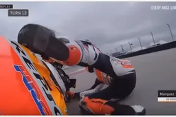 Bekijk ALLE crashes van afgelopen MotoGP-seizoen